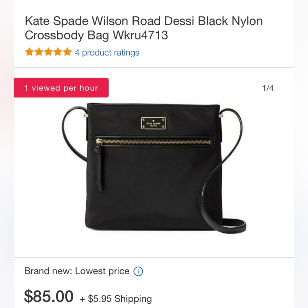 Brand new never opened Kate Spade bag. In seaweed color